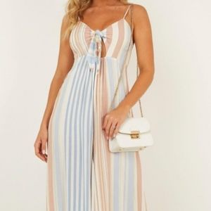 Multi-Stripe Jumpsuit